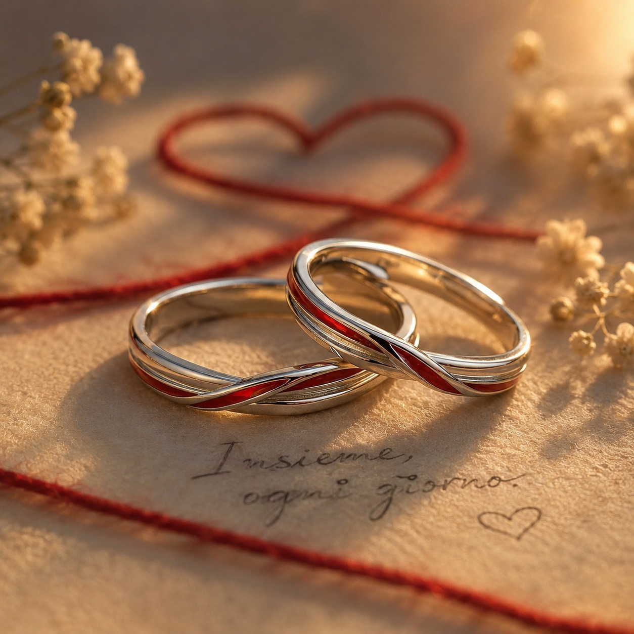 Anello filo rosso